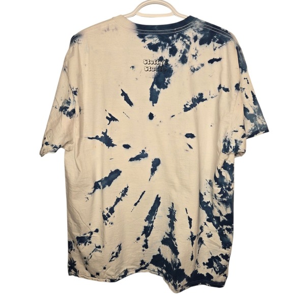 FRUIT of the LOOM Upcycle Shirt Sugar Skull Tie Dye Unisex Tee XL - Picture 3 of 8